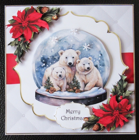 Animal Snowglobes 2 With Decoupage Multi Topper Kit by Davina Rundle