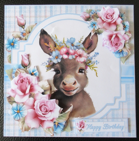 7x7 baby pony and baby donkey mini kit by Davina Rundle