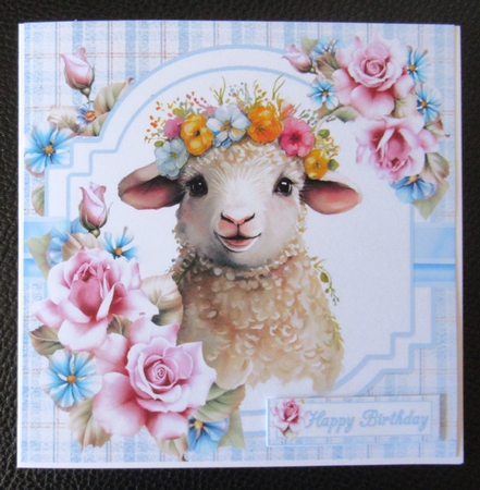 7x7 baby lamb and baby deer mini kit by Davina Rundle