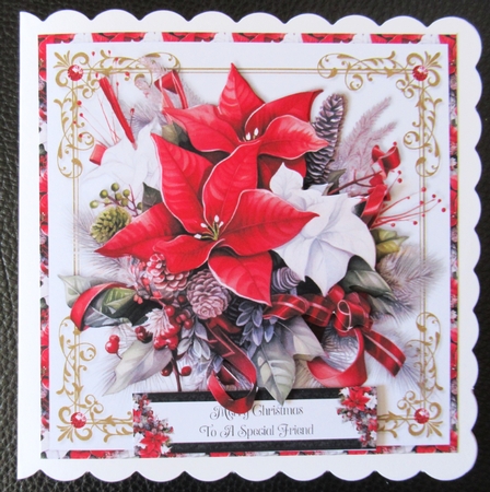 Winter Bouquet Drama 8x8 inch Bumper Set No.2 by Davina Rundle