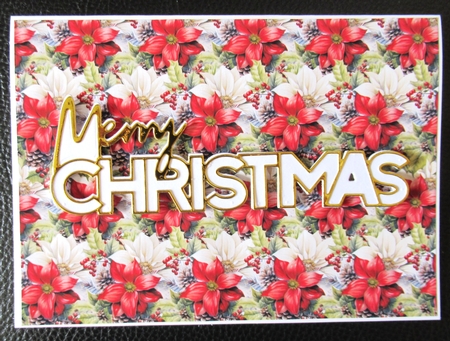 Winter Bouquet 12x12 inch Backing Paper by Davina Rundle