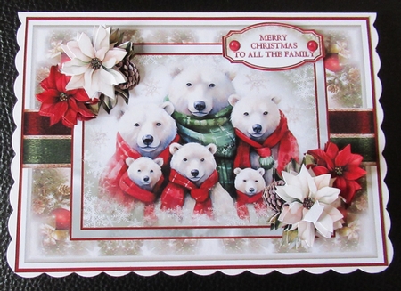 Polar Bear Family Mini Page Kit by Davina Rundle