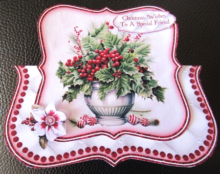 Christmas Greenery Over The Edge  Mini Kit   by Davina Rundle