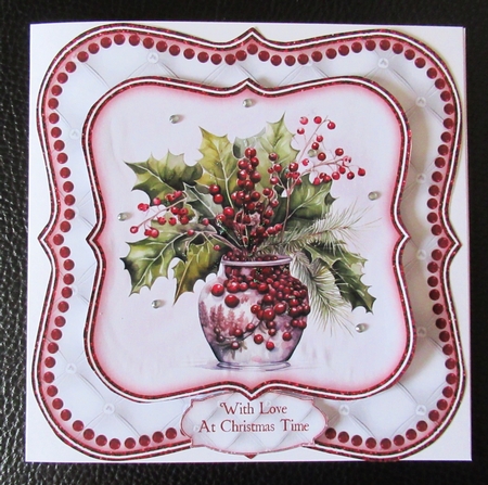 Christmas Greenery Over The Edge  Mini Kit   by Davina Rundle