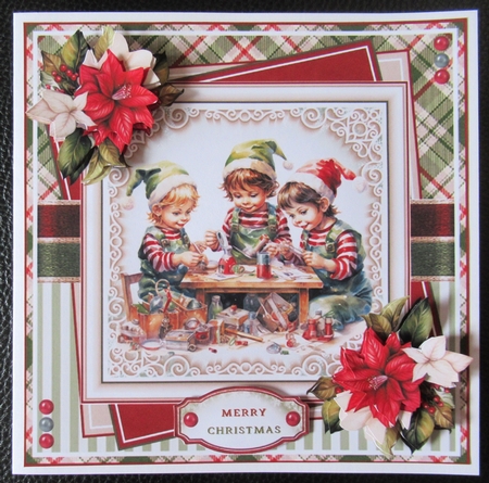 Santas Little Helpers Mini Page Kit by Davina Rundle