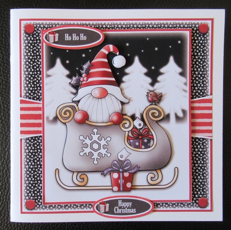 Gnome Sleigh 2 Mini Kit by Davina Rundle