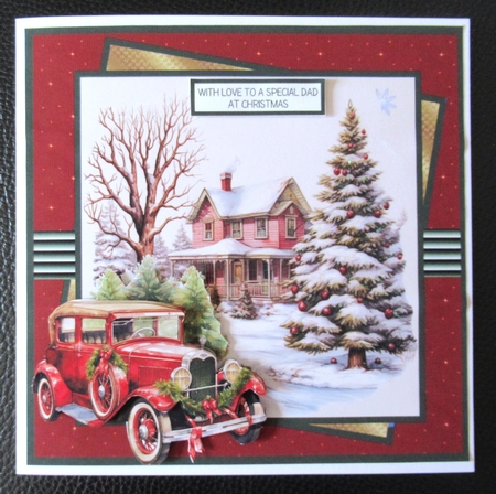 Visiting at Christmas 7x7 by Davina Rundle