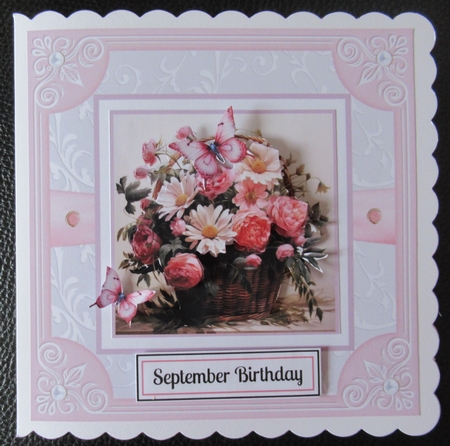 Butterfly Basket Blooms by Davina Rundle