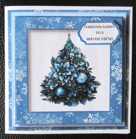 Mixed Blue Christmas 3 Multi Topper Kit by Davina Rundle