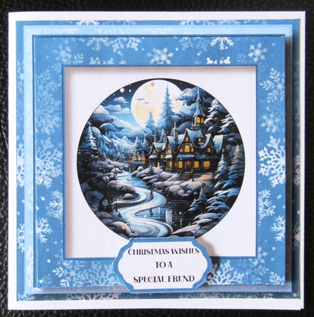 Mixed Blue Christmas 3 Multi Topper Kit by Davina Rundle