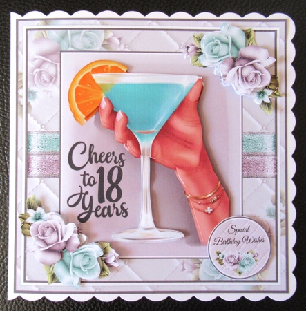 Cheers To 18 Years Mini Page Kit by Davina Rundle
