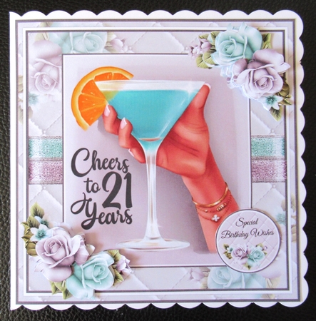 Cheers To 21 Years Mini Page Kit by Davina Rundle