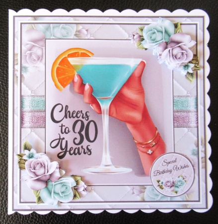 Cheers To 30 Years Mini Page Kit by Davina Rundle