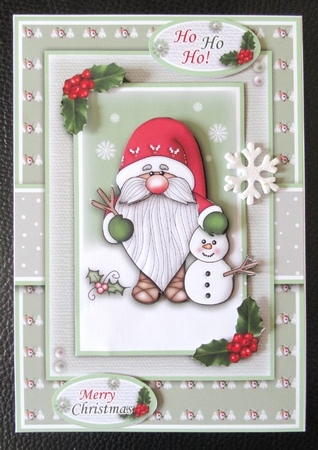 Snow Fun Gnome 2 A5 Mini Kit by Davina Rundle