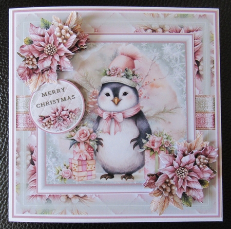 Cute Pink Christmas 03 Mini Page Kit by Davina Rundle