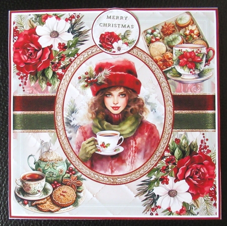 Christmas Tea Time Mini Page Kit by Davina Rundle