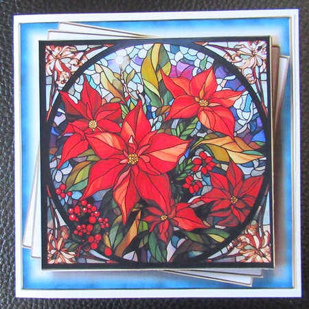 Mixed Christmas Stained Glass 1 Multi Topper Kit by Davina Rundle