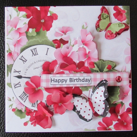 Time for your retirement or birthday 7x7 & A5 mini kit by Davina Rundle