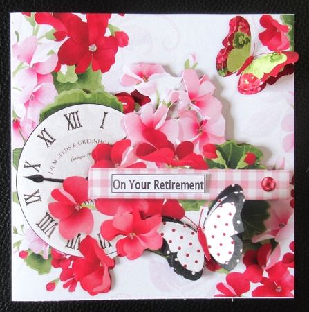 Time for your retirement or birthday 7x7 & A5 mini kit by Davina Rundle