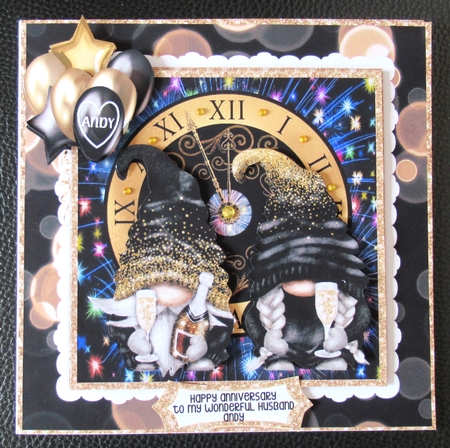 Celebrating A Anniversary Gnomes - Mini Kit by Davina Rundle