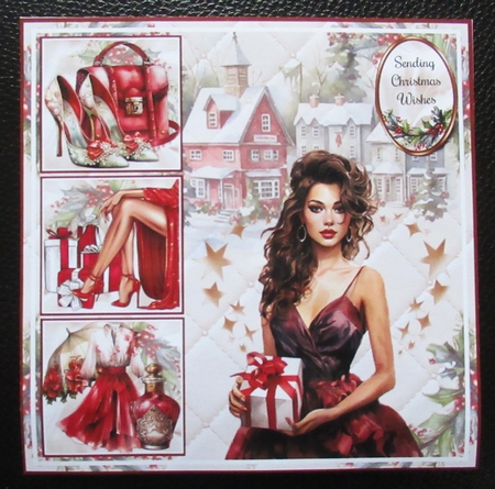 A Fashionable Christmas Mini Page Kit by Davina Rundle