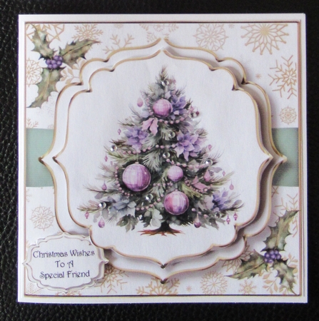Mixed Vintage Purple Christmas Multi Topper Kit by Davina Rundle