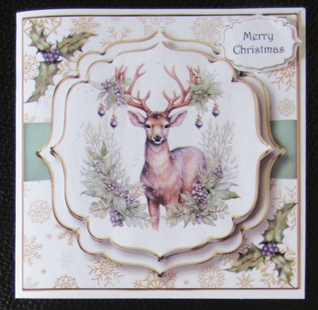 Mixed Vintage Purple Christmas Multi Topper Kit by Davina Rundle