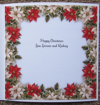 Poinsettia 8x8 inch No.3 by Davina Rundle