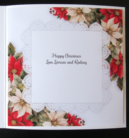 Poinsettia 8x8 inch No.4 by Davina Rundle
