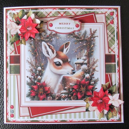 Cute Christmas Deer Mini Page Kit by Davina Rundle