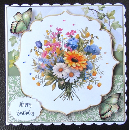 Gorgeous Wildflower Bouquet Multi Topper Kit by Davina Rundle