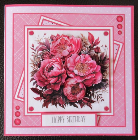 Deep Pink Peonies by Davina Rundle