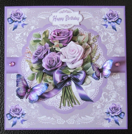 Butterflies and roses by Davina Rundle