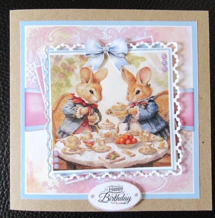 Tea Time Bunnies Toppers Set by Davina Rundle