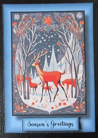 Vintage Folk A5 Christmas Multi Topper Kit by Davina Rundle