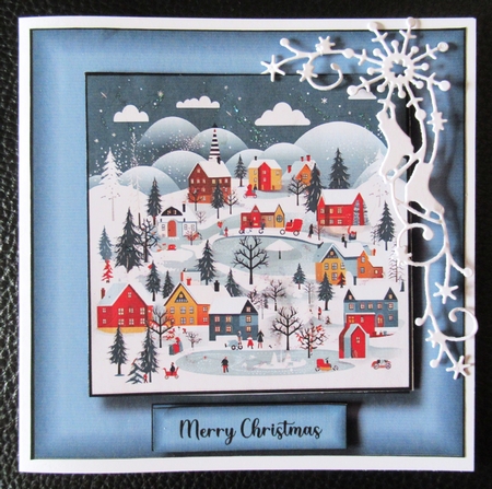 Vintage Folk Winter Landscape Multi Topper Kit by Davina Rundle