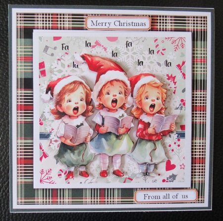 Christmas Carolers mini kit by Davina Rundle