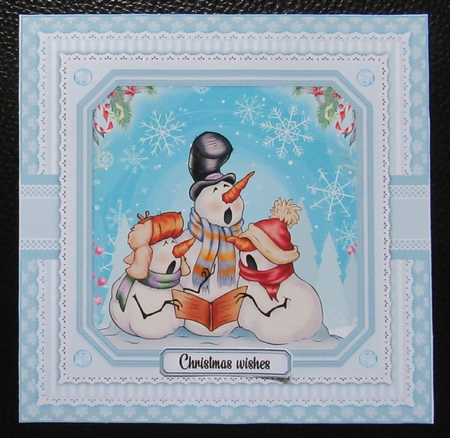 Snowmen Singing Carols Mini Kit by Davina Rundle