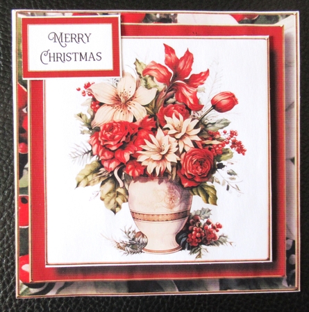 Vintage Floral Christmas Multi Topper Kit by Davina Rundle