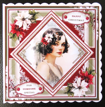 Art Deco Christmas Flapper Mini Page Kit by Davina Rundle