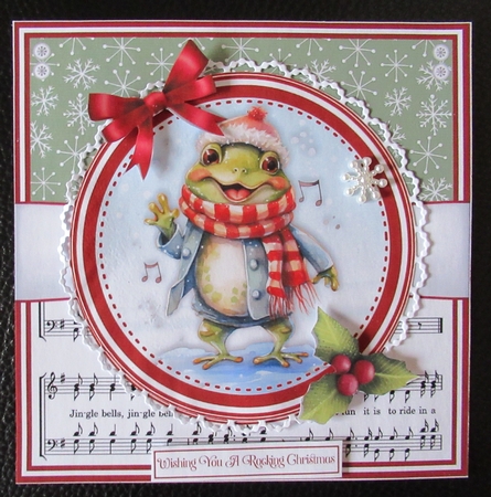JINGLE BELL FROGS by Davina Rundle