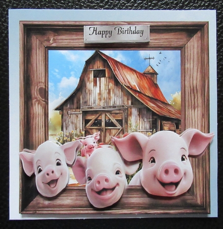 happy pigs  by Davina Rundle