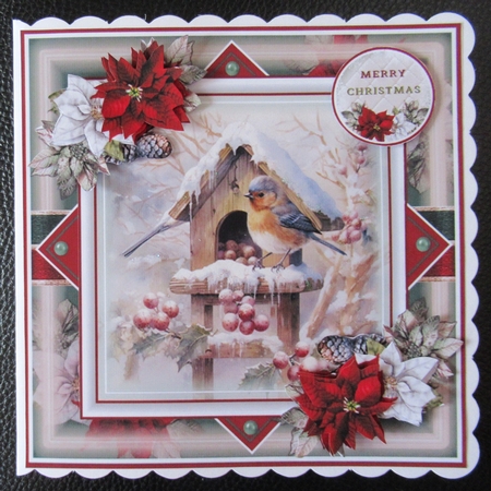 Snowy Winter Birds 02 Mini Page Kit  by Davina Rundle