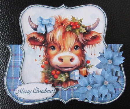 Highland Cow Over The Edge Mini Kit    by Davina Rundle
