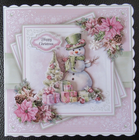 Pretty Snowman Bumper Set No.2 by Davina Rundle