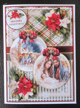 Nativity Christmas Baubles Mini Page Kit by Davina Rundle