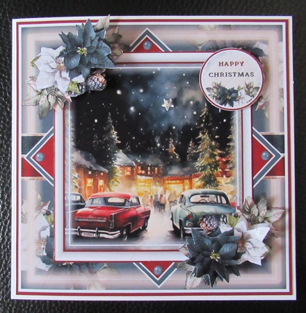 Retro Christmas Drive-In Mini Page Kit by Davina Rundle