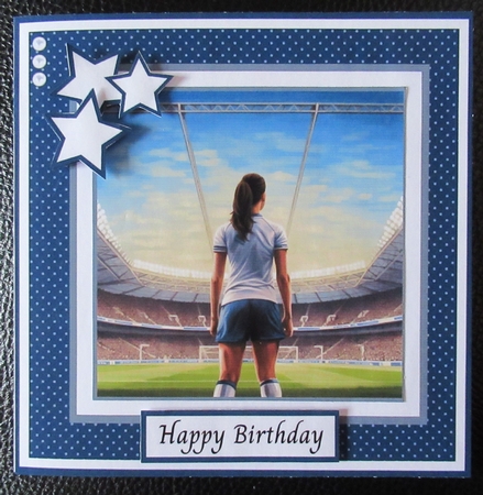 Female Football Player #2 by Davina Rundle