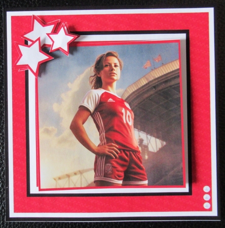 Female Football Player #3 by Davina Rundle