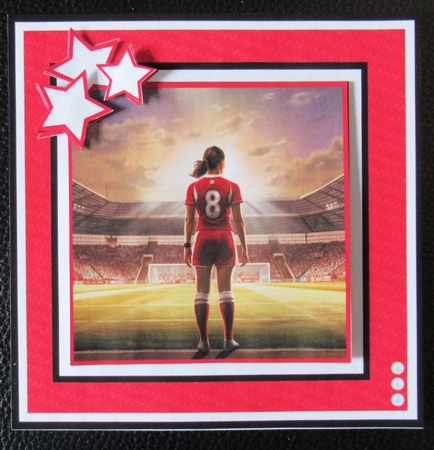 Female Football Player #3 by Davina Rundle